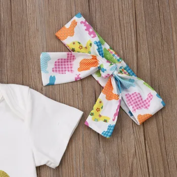 Moja 1. Veľkonočné Novorodenca Dievča letné oblečenie set sa Romper Jumpsuit Tutu Sukne Oblečenie pre novorodenca oblečenie detí dieťa
