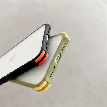 Matný Shockproof Transparentné Telefón puzdro Pre Xiao Redmi POCO 10 TON X3 K30S Lite Pro Štyri Rohy Silikónové Ochrana Zadného Krytu