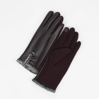 Dámske rukavice, bezrozmerná veličina, kombinované, s izoláciou, pre dotykové obrazovky