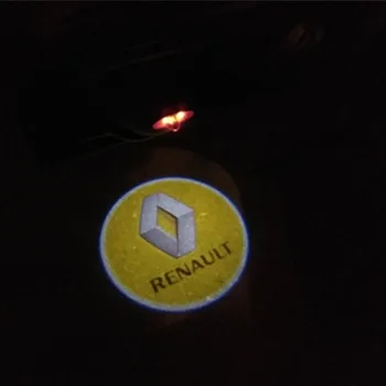 2x LED Dvere Auta Ghost Tieň uvítacie Logo Projektor Svetlo Na Renault Espace Laguna Megane Vel Satis Latitude Talizman 2012 2013