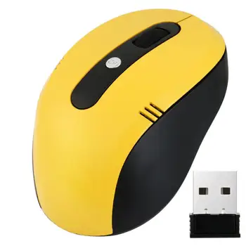 Myš Raton USB Bezdrôtovej Profesionálne 2,4 GHz Bezdrôtová Optická Myš, Prejdite Myšou Pre PC Prenosný počítač myš 18Aug6