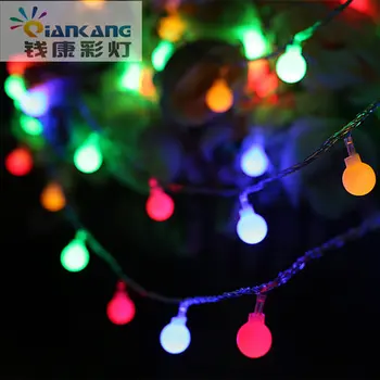 10m dlhé Vianočné led svietidlo flasher lampa nastavené svetlá koniec zapojte spálne dekorácie kolo loptu osvetlenie string medi line