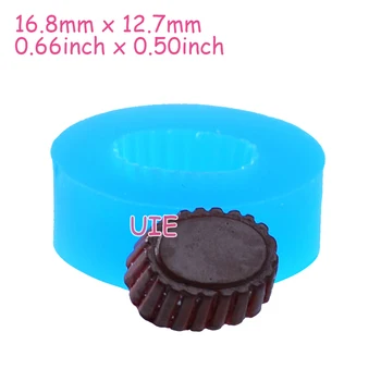KYL084U 3D Oválne Čokoláda Flexibilné Silikónové Formy Potraviny Bezpečné Candy Mold 17 mm - Falošný Sladké Bavlna Candy Candy Formy