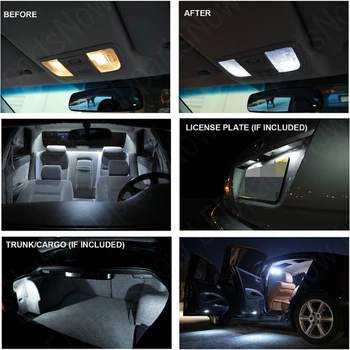 Interiérové Led osvetlenie Pre Subaru WRX STI na obdobie 2008-2013 6pc Led Svetlá Pre Autá osvetlenie auta automobilových žiaroviek Canbus
