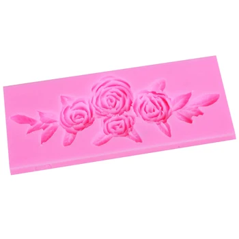 Sophronia 3D Ruže Kvet 1pcs UV Živice Silikónové Formy Kvety Expoxy Prívesok Charms Pre KUTILOV, Šperky, Takže M038