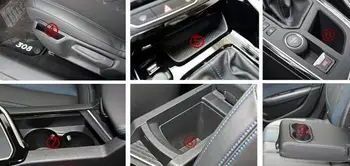 Dvere Auta Groove Mat Brány Slot Pohár Opierke Úložný Pad Mat Pre Peugeot 308 Odlíšiť Verzia 2016