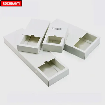 50X Zvyk, Aby Akceptovať Corugated Kartón Craft Papier Balenie Box Zásuvky Oblečenie Používanie Darčekovej krabičke
