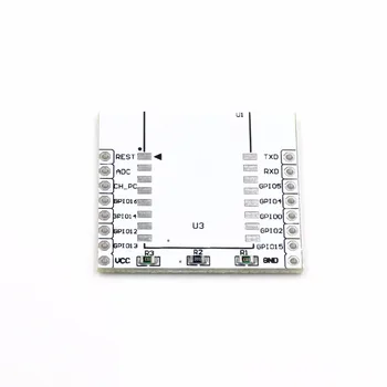 ESP8266 sériové WIFI modul adaptér dosky Platí pre ESP-07, ESP-08, ESP-12