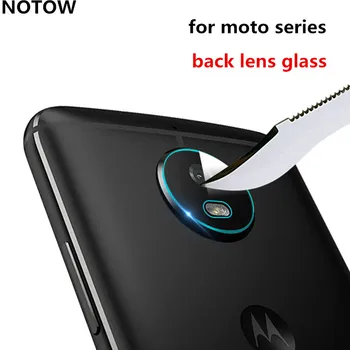 NOTOW pružné Zadné Priehľadné Späť Fotoaparát, Objektív Tvrdeného Skla Film Protektor Pre Motorola Moto G5plus/G5S/G6/G6Plus/G5SPlus/x4
