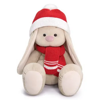 Mäkká hračka zajac mi veľký klobúk a šatku Budi Basa sidl-347