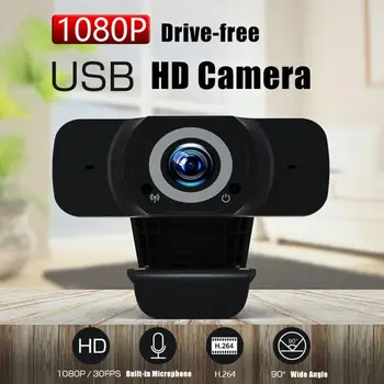1080p Webkamera USB foto-Video Web Kamera s Mikrofónom PC Počítač 7XED