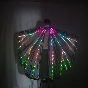 LED svetlo na farebné cape postupy nočný klub bar výkon kostýmy, rekvizity činnosti