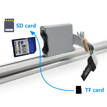 TF Karty SD Kábel Čítačky Kariet Čítanie Modul pre Creality Ender3/ 3S 3D Tlačiarne s 8G SD Karta Multifunkčná Čítačka Kariet