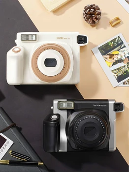 Polaroid Fotoaparát 5-Palcové Širokouhlé Wide300 One-Time Imaging Stojan Výstrel W300 Biela Farba Karamel Foto Papiera