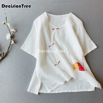 2021 čínsky blúzka camisa čína mujer moderný čínsky štýl cheongsam blúzka retro qipao tričko tradičnej čínskej qipao, blúzky