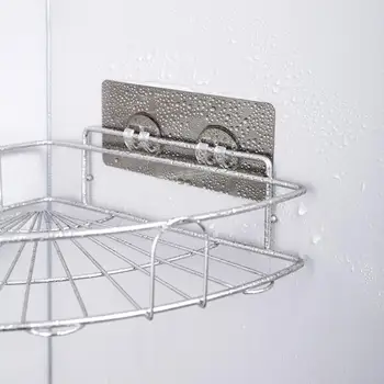 Punch-free nehrdzavejúcej ocele stene visí trojuholník polica kúpeľni rohová policová kúpeľňa kozmetické sprchový gél pre domácnosť úložný stojan