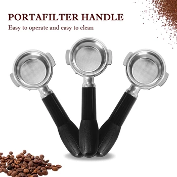 Nerezový kávovar Filter Rukoväť Priemer 58mm Pre kávovar Profesionálny Kávový Filter S Držiteľa Double Ústa