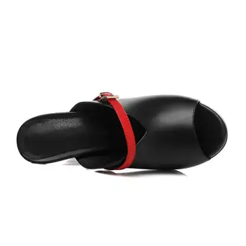 Smirnova 2018 HORÚCE módne típat prst sandále ženy originálne kožené pracky tkaných námestie vysoké podpätky letné topánky strany topánky