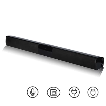 20W Stĺpec Bezdrôtové Bluetooth Reproduktor Tv Soundbar Stereo, Domáce Kino Prenosný Zvuk Bar Tf Usb Pre Pc, Tv