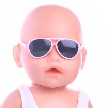Cool Slim UV-Odolný slnečné Okuliare Vhodné 18-Palcové Bábiku A 43 cm Narodené Dieťa Generácie, Darček