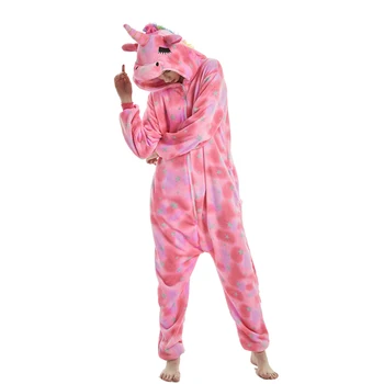 Unisex dospelých pyžamo nastaviť anime cosplay kostýmy zvierat sleepwear kugurumi pyžamá jeden kus vyhovovali home party oblečenie