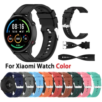 Silikónové Popruh Pre Xiao Smart Hodinky Farba Watchband Nahradenie Pásma Šport Zápästie pre Xiao mi watch color príslušenstvo