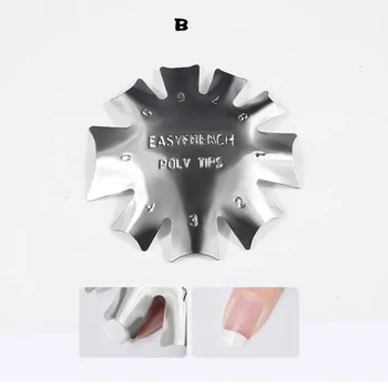 Francúzsky Štýl Nechtov Oceľového Plechu Model Nail Art Crystal Nerezové Dosky Šablóny