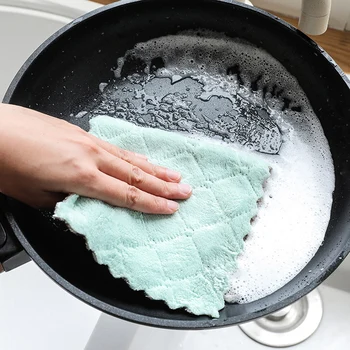 1Pcs Vody Absorpčné Umývanie Umývačky Dosky Handričkou Zahustiť obrus Uterák Rag Domov Čistý Obrus pre Domácnosť na Čistenie Nástrojov