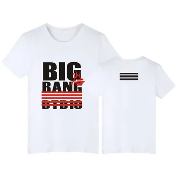 LUCKYFRIDAYF módne Bigbang T-shirts lete hip hop pár muži ženy t košele bežné tee tričko o-krku krátky rukáv t-shirt topy