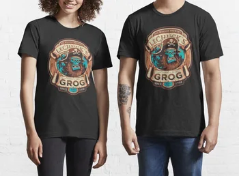 Ghost Pirate Grog Monkey Island Remeslo Pivo Video Hry Hot Predaj Klaun T Shirt Muži/ženy Vytlačené Teroru Módne T-shirts