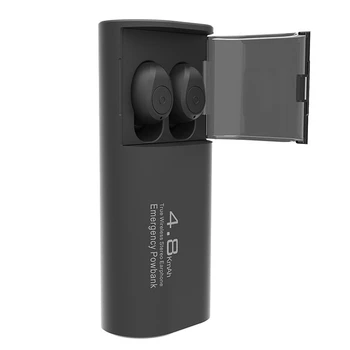 HORÚCE Bezdrôtová 5.0 Slúchadlá s 4800MAh Plnenie Prípade [Ako Power Bank] s Mic USB Typu C Kábel TWS Stereo In-Ear Ucho