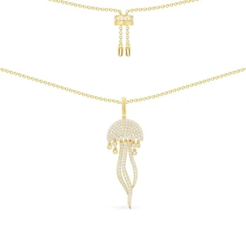 Móda Marocký Šperky Nové Medúzy Nastaviteľné Náhrdelník Medúzy Dekorácie Ženské Romantické Šperky Darček