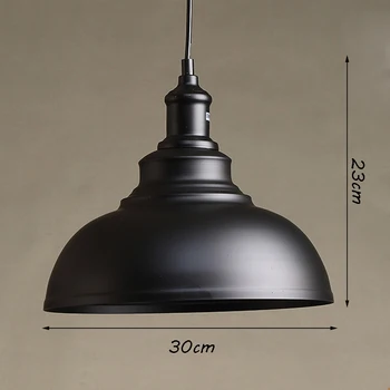 Prívesok Svetlá Loft Priemyselné Vintage Prívesok Lampa Office Tvorivé Edison Kovaného Železa Jeden Vedúci Retro Pozastavenie Svietidlo