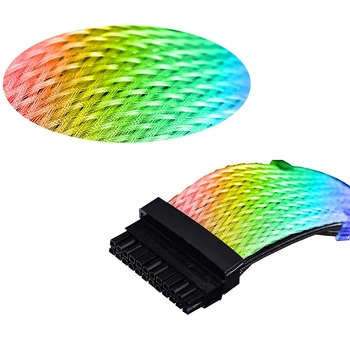 HOT-Šasi, Napájací Adaptér Predlžovací Kábel, 24P RGB Svetelný Kábel, na základnej Doske Počítača