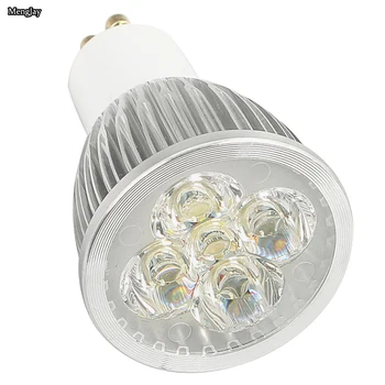 10X LED Pre Domáce Lampada Žiarovky GU10 AC220V-240V 5W Led Reflektor, Lampy, Teplá / studená Biela Led Žiarovky Svetlo S Bezpečnostným Sklom Kryt