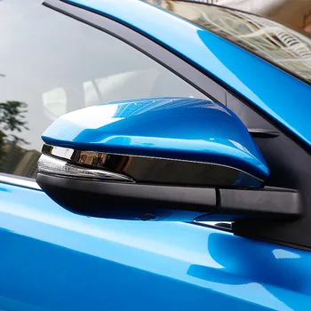 Vysoko kvalitnej nerezovej ocele Spätné zrkadlo čalúnenie Stredného pásu dekorácie auto Príslušenstvo Pre Toyota RAV4-2018