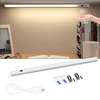 5V LED Svetlo Pod Skrinku USB Powered Smart Home Pohybu Prepínač Kuchyne, Skrine, 3 Farby Svetla Nástenné Svietidlo Podsvietenie Vitrína