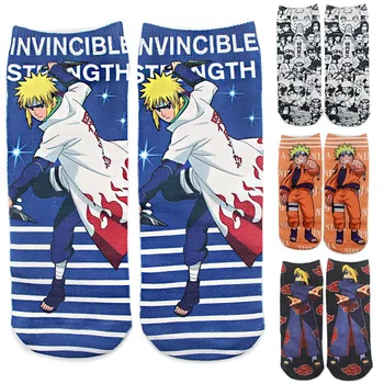 3D Vytlačené Postavu Anime Naruto Muž Ponožky Cosplay Naruto Žena Ponožky Zábava Harajuku Hip Hop Skateboard Módne Mužov Ponožky