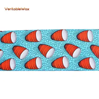 Polyester Vosk Vytlačí Textílie Ankara Afriky Vosk Tkaniny Tlače Vosk Vysoko Kvalitné 6 Metrov Afriky Textílie Na spoločenské Šaty FP6160