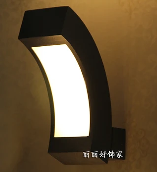 LED moderný jednoduchý nepremokavé vonkajšie nástenné svietidlo svietidlo osobnosti hliníkové nástenné svietidlo mimo balkón nástenné svietidlo