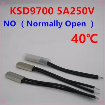 5 ks/veľa KSD9700 5A250V 40-120 Stupeň Celzia (n.o.) Zvyčajne Otvorené Teplotný Spínač, Termostat Tepelnej Protector