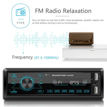 M10 In-dash Dual USB Car Stereo MP3 Prehrávač Handsfree Bluetooth, AUX FM Rádio Prijímač, Vedúci oddelenia pre Auto Control Center Modificat