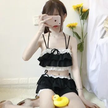 Plavky Žena Japonský Roztomilý Dievča Sladké Sexy Bol Chudý A Konzervatívny Split Sukne, Plavky Študent 2020 Nové Kawaii Bielizeň S