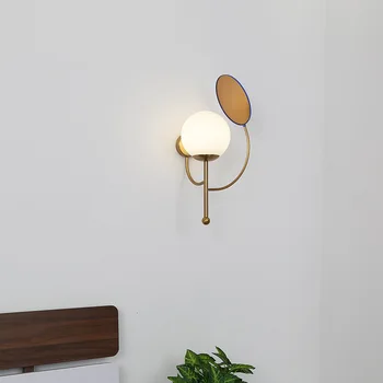 Moderné wandlamp arandela sklenenú guľu jedálne, spálne, chodby espelho nástenné svietidlá pre domácnosti