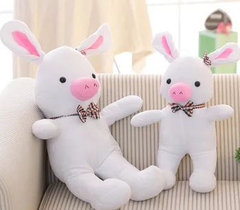 55 cm Hračka plushed cartoon bravčové bábika Plnené králikov a ošípaných hračky hot predaj