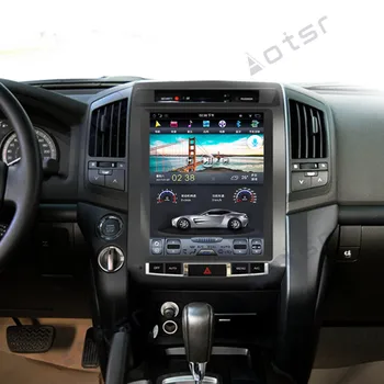Pre TOYOTA Land Cruiser LC200 Rádio Android Multimediálne 2018 GPS Navi Vedúci jednotky Tesla Car Audio Stereo Prehrávač Autoradio Č 2din