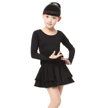 Dievča Módneho Latinskej Šaty, Oblečenie Tanečné Šaty Pre Latinskú Deti Súťaže Praxi Sukne Sála Deti Strany Latinskej Oblečenie