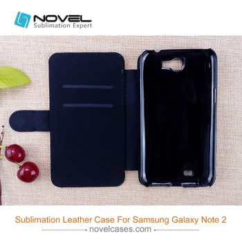 Prenos tepla 2D Flip Cover Peňaženky obal Pre Samsung Pozn.2