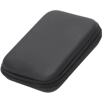 Prenosný Pevný Disk Shockproof Zips Kryt, Taška Prípade 2.5 palcový HDD Taška Hardcase Čierna