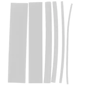 100 ks zmršťovacej trubice puzdro zmršťovacej trubice farba:biela